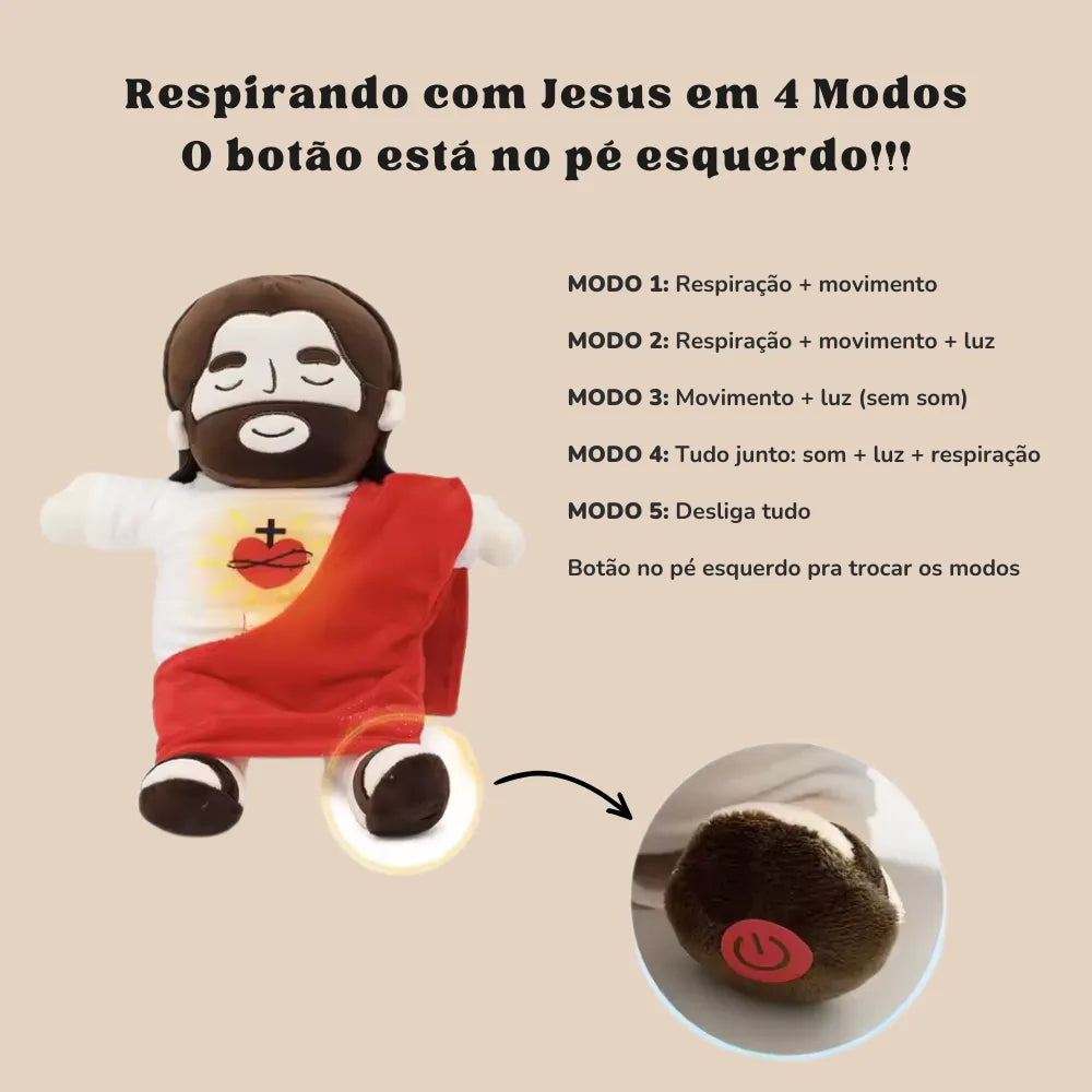 Pelúcia Jesus Antiestresse