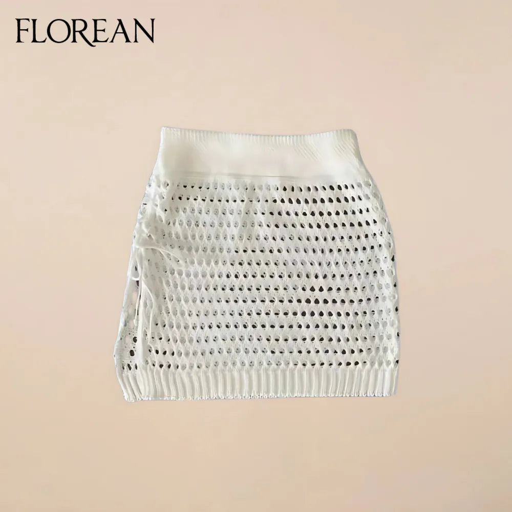 Saia Curta de Crochê