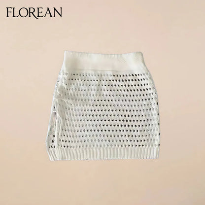 Saia Curta de Crochê