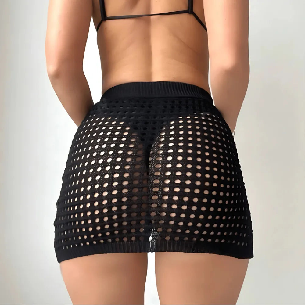 Saia Curta de Crochê