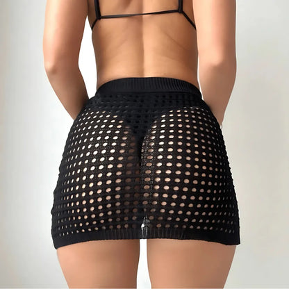 Saia Curta de Crochê
